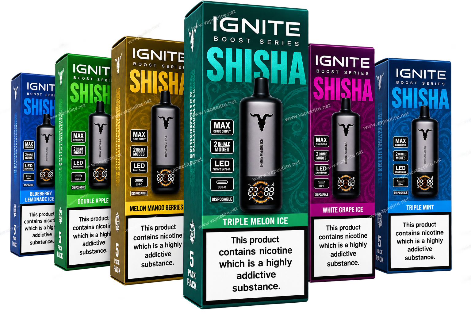 Pod Descartável Ignite Shisha 40k