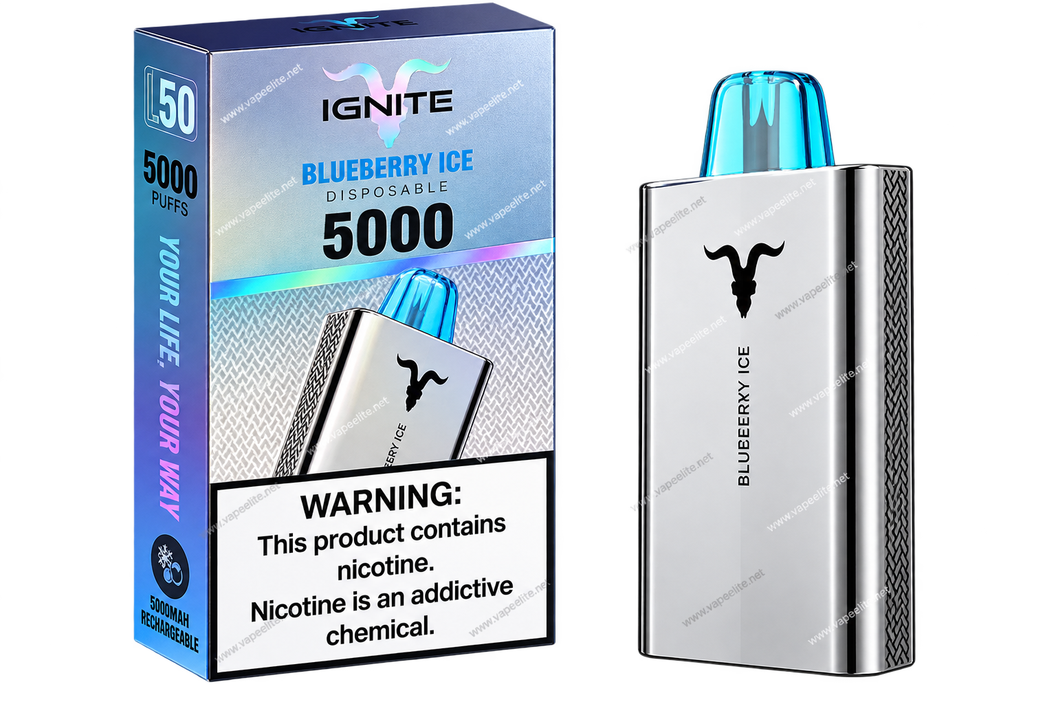 Pod descartável Ignite V50 5000puff - Imagem 4
