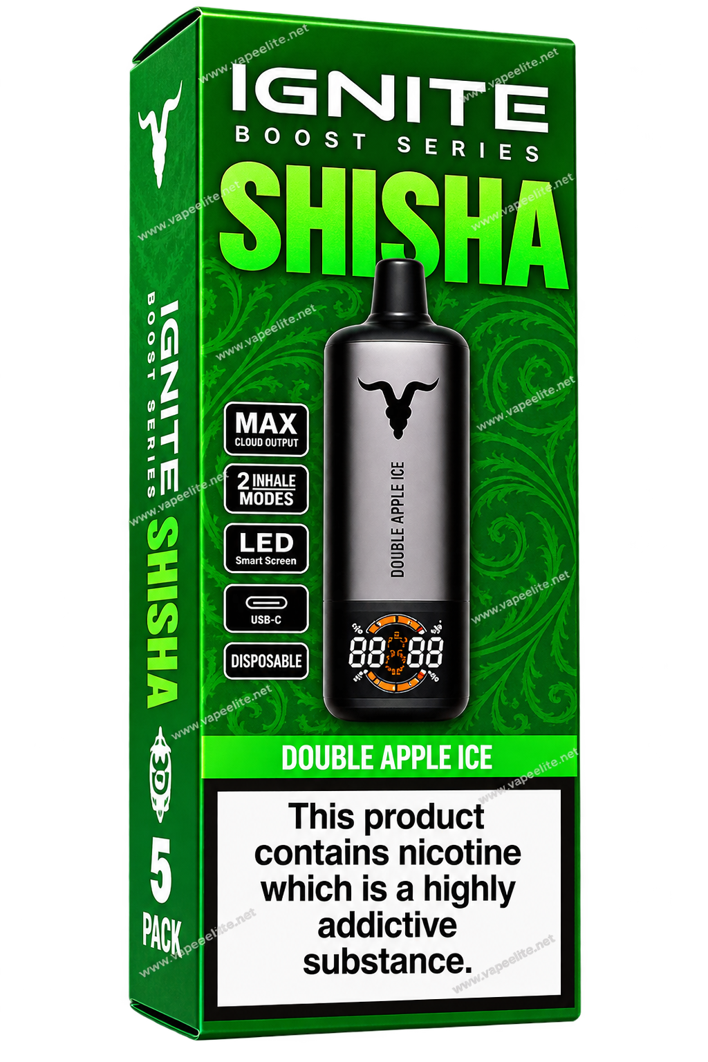 Pod Descartável Ignite Shisha 40k - Imagem 2