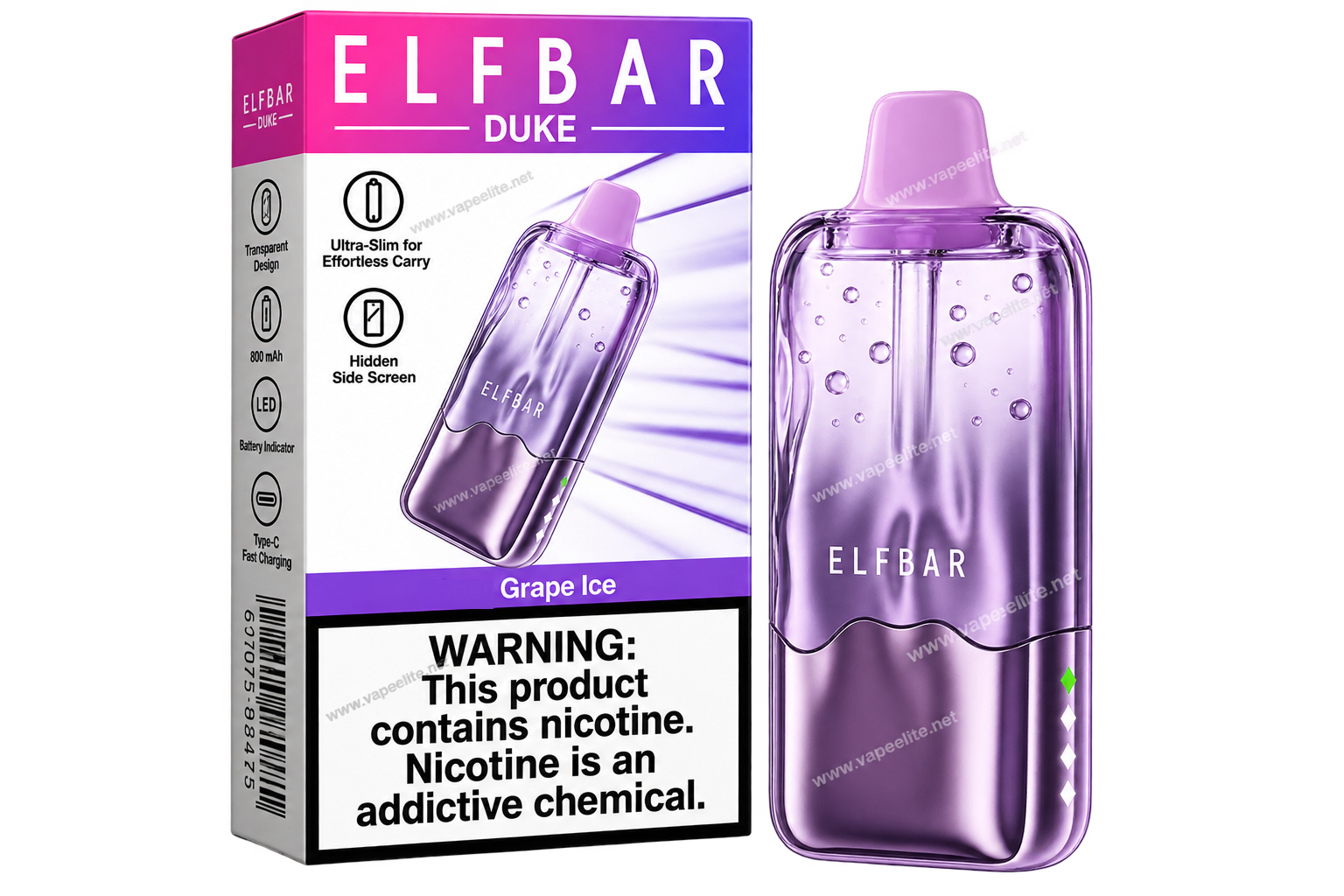 Pod Descartável ElfBar Duke 35K - Imagem 3
