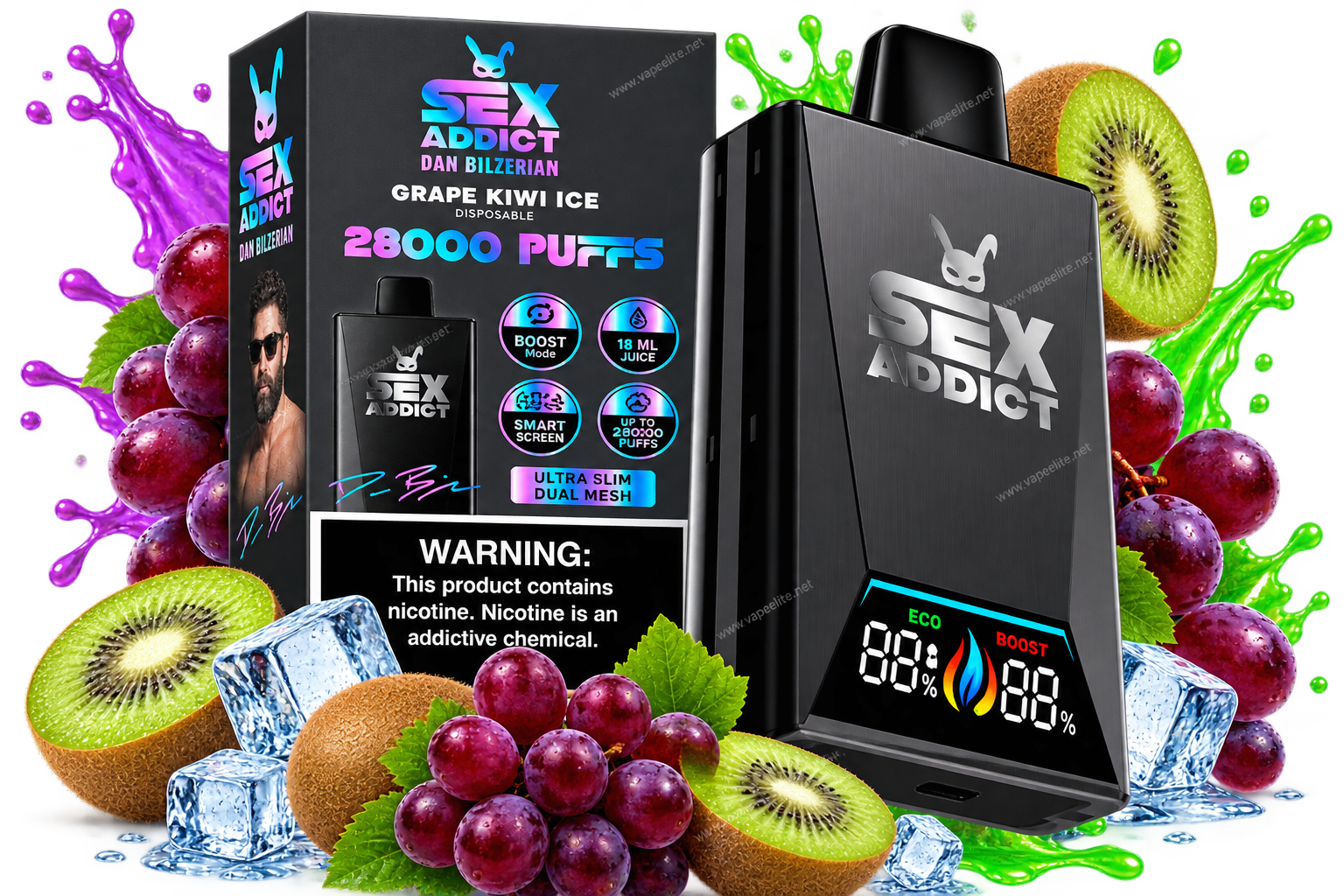 Pod Descartável Sex Addict S280 - by Dan Bilzerian - Imagem 6