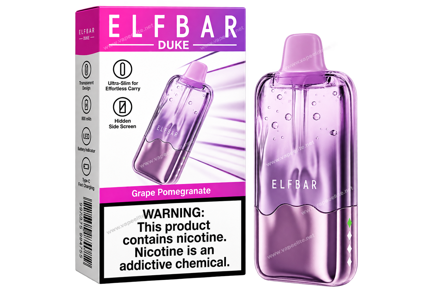 Pod Descartável ElfBar Duke 35K - Imagem 2