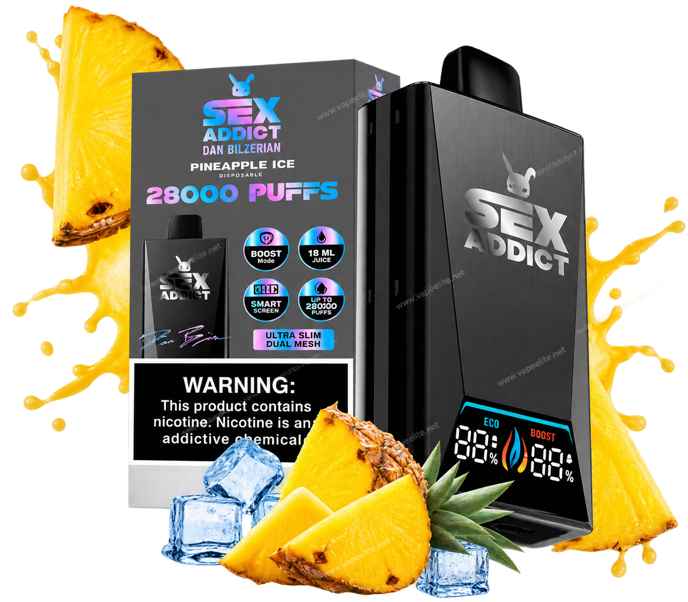 Pod Descartável Sex Addict S280 - by Dan Bilzerian - Imagem 2