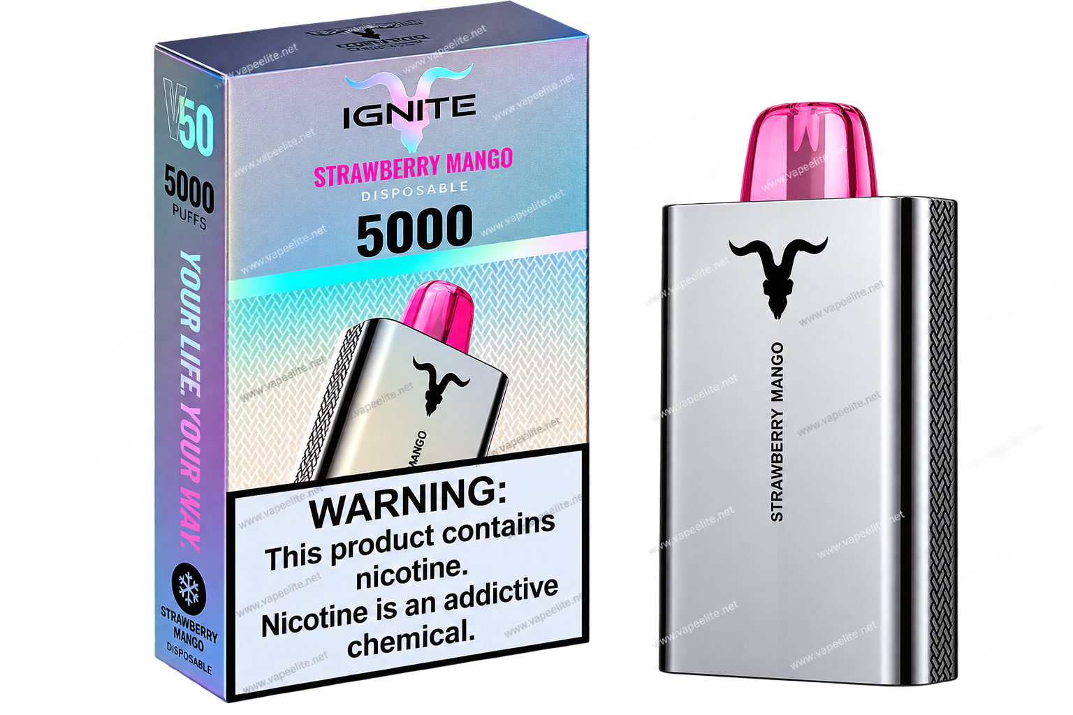 Pod descartável Ignite V50 5000puff - Imagem 6